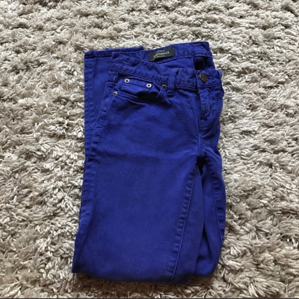 J. Crew Blue Grotto Toothpick Jeans